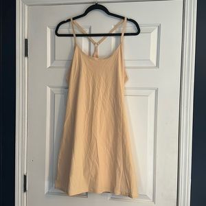 NEW Outdoor Voices The Exercise Dress Razorback Tank Athletic, Size XL Peach